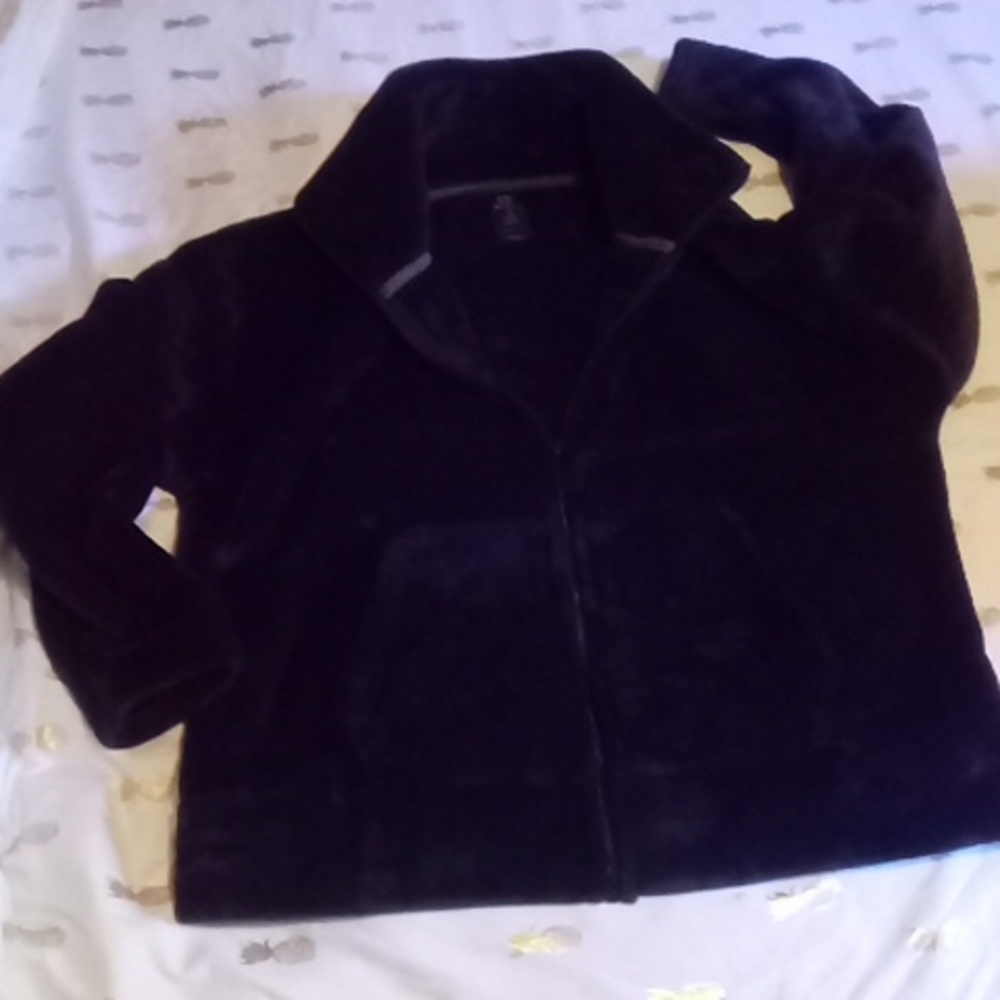 Champion thick fleece zip jacket with pockets